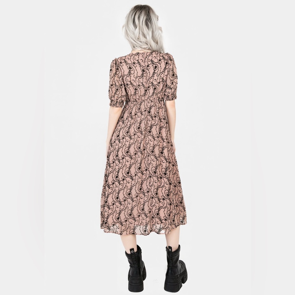 Disturbia Rosethorn Corset Midi Dress NWT US 10 - Picture 6 of 12